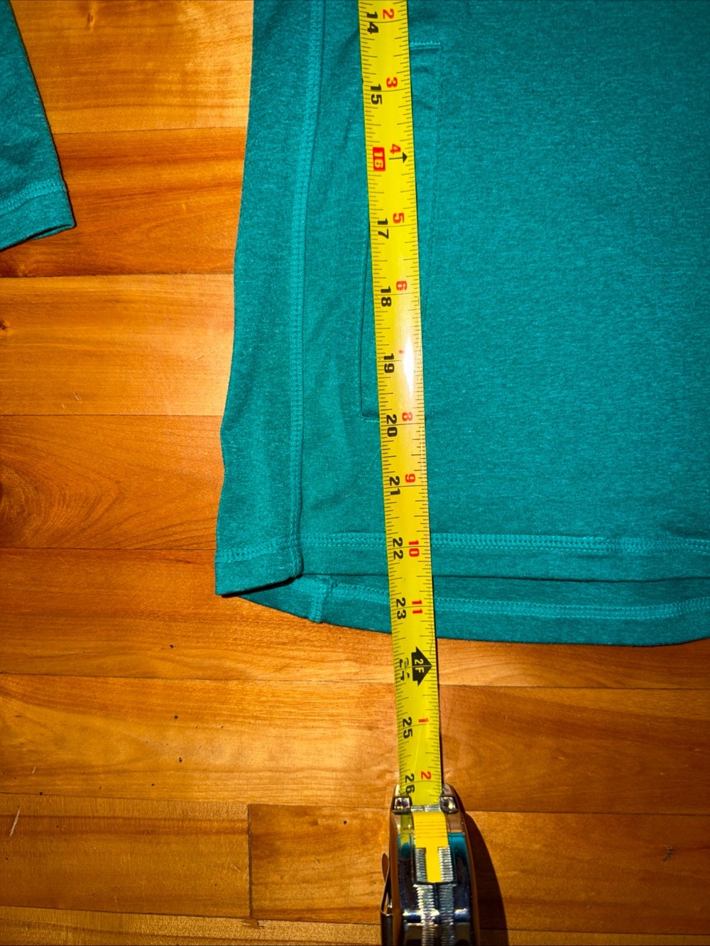 REI Womens XXS Teal Hooded 1/2 Zip Pullover Running Hiking Performance Top - Picture 10 of 13